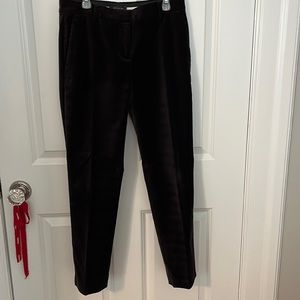 Ann Taylor velvet pants. Ankle length. Size 0.